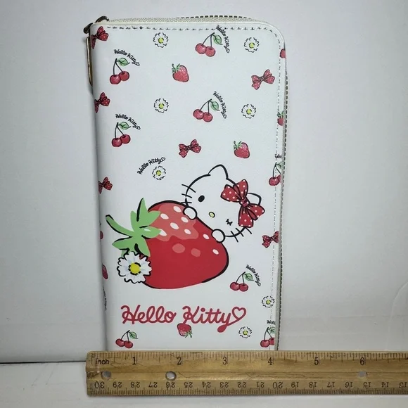 Hello Kitty Strawberry and Cherry Wallet - Picture 3 of 8